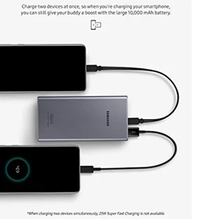 پاوربانک سامسونگ مدل 25W EB-P3300 ظرفیت 10000 میلی آمپر ساعت 102397687