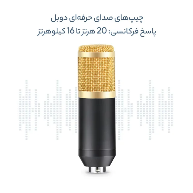 میکروفن کندانسر مدل BM-800 به همراه کابل 102947003