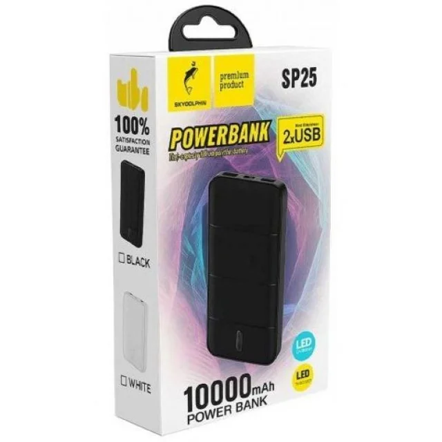 پاوربانک 10.5 وات اسکای دلفین مدل SP25 ظرفیت 10000 میلی آمپر ساعت 102399697