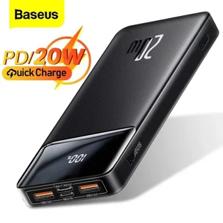 پاوربانک باسئوس مدل PPBD10K-20W ظرفیت 10000 میلی آمپر ساعت 102399245