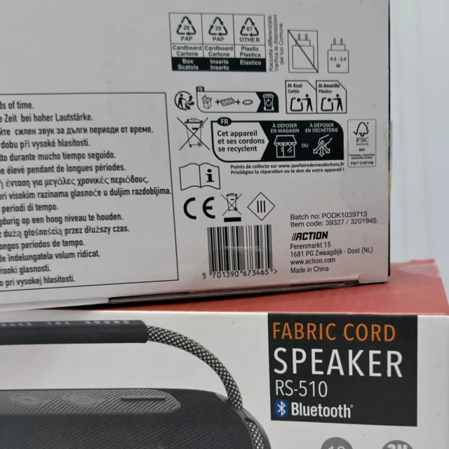 اسپیکر بلوتوثی قابل حمل رزلند مدل RS-510 102503629