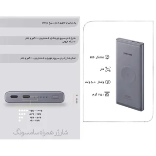 پاوربانک سامسونگ مدل EB-U3300 ظرفیت 10000 میلی آمپر ساعت 102398381