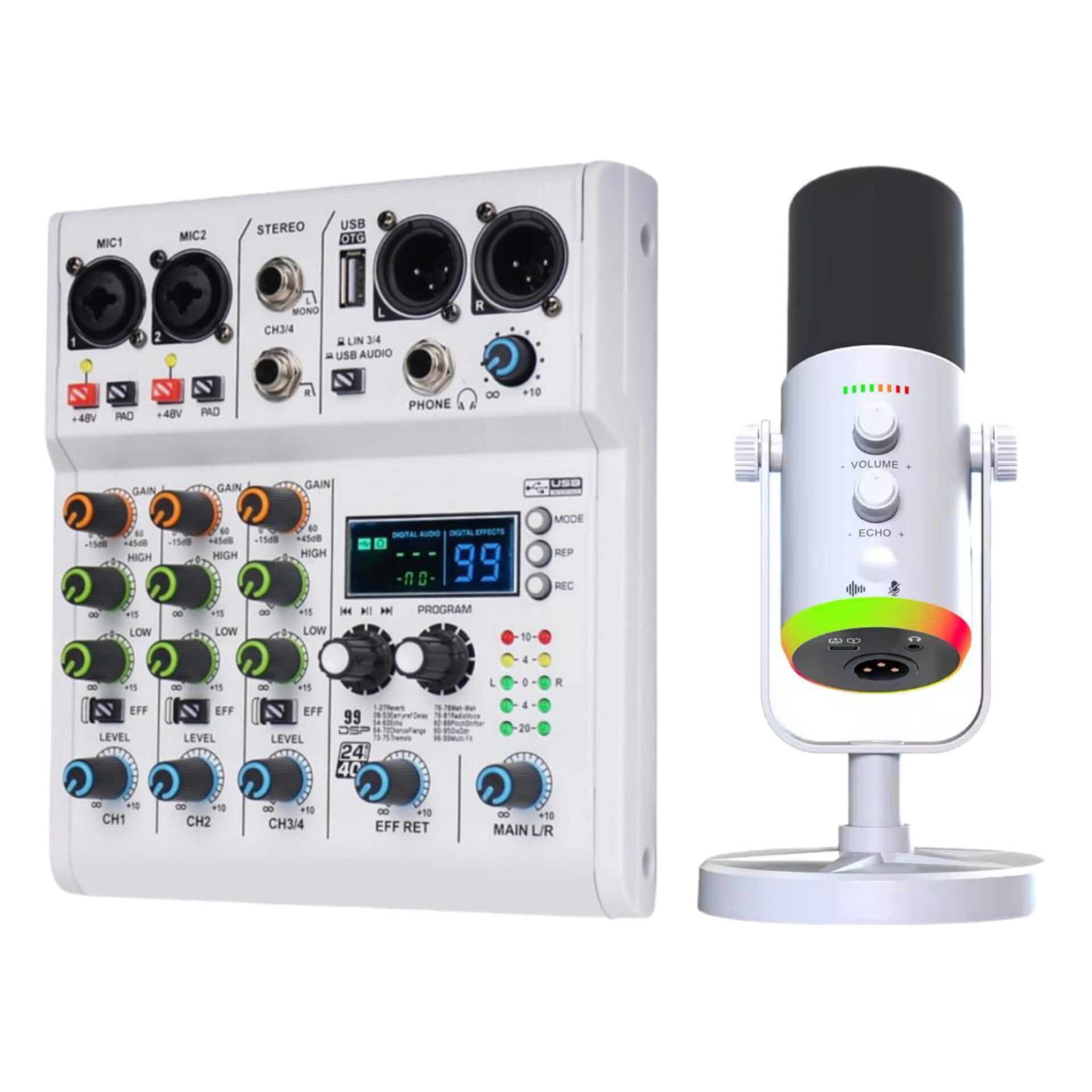 میکروفون Dragon sound G1 به همراه کارت صدای XR-4S