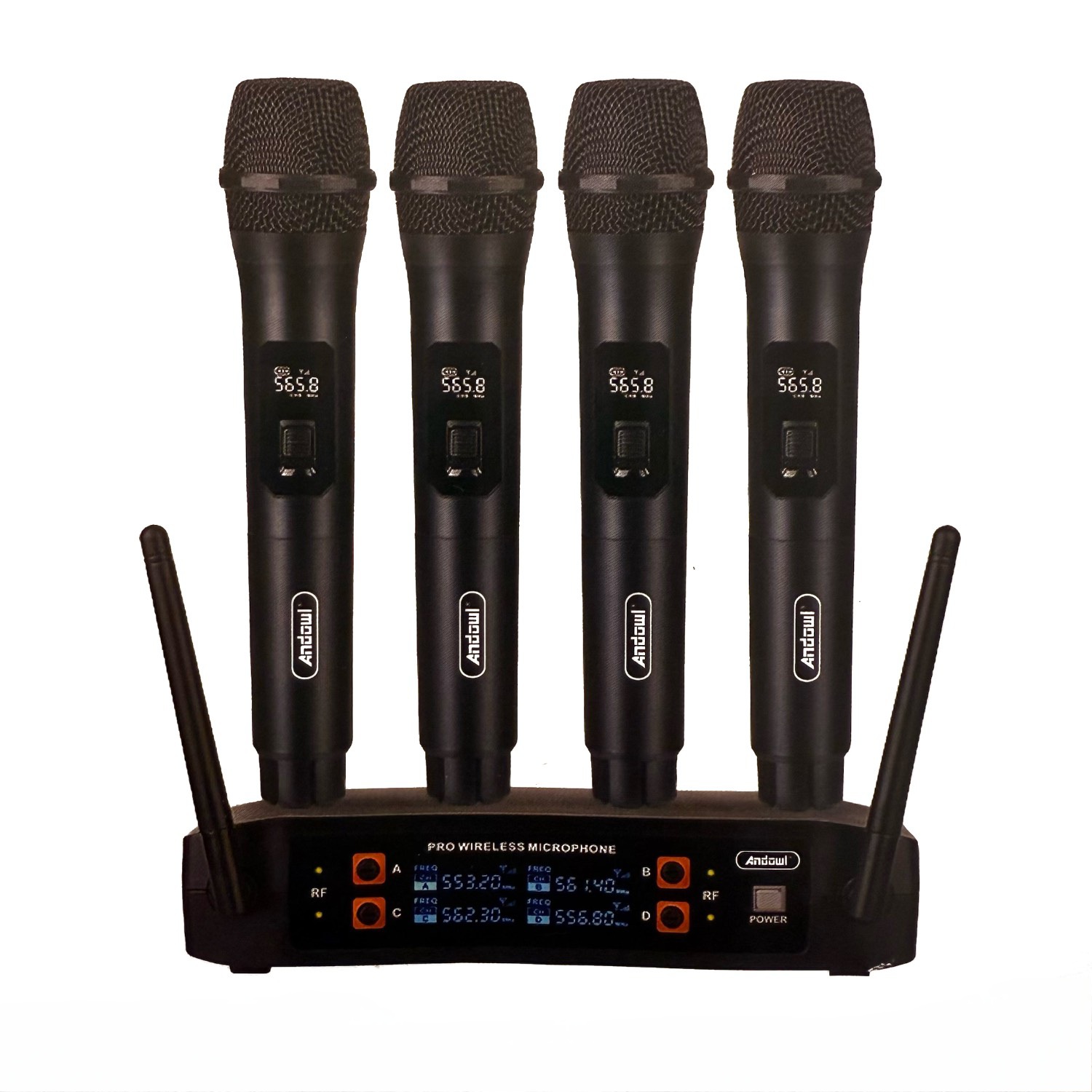 میکروفون بی سیم ۴تایی Andowl مدل Q-MIC825